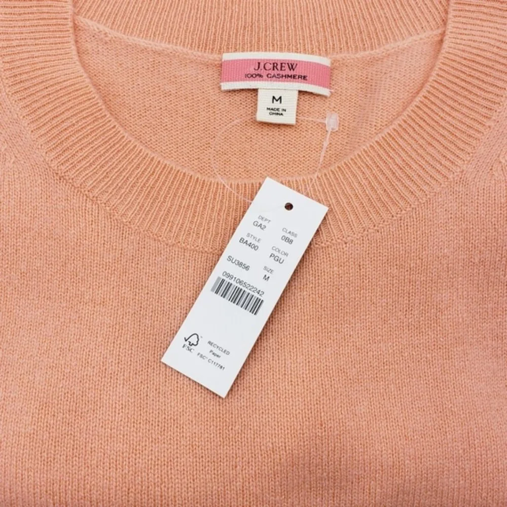 J. Crew Cashmere Sweater Pale Guava M